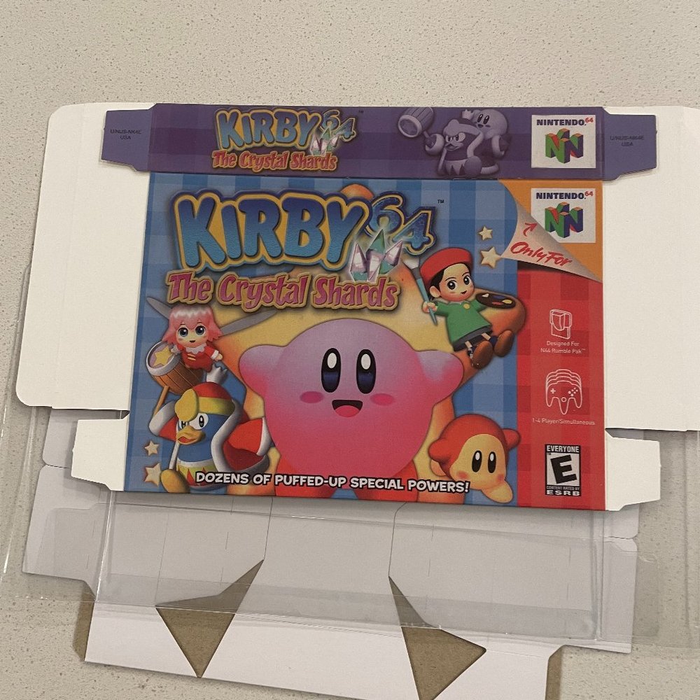Kirby 64 Crystal Shards (NINTENDO 64 N64) Box Only